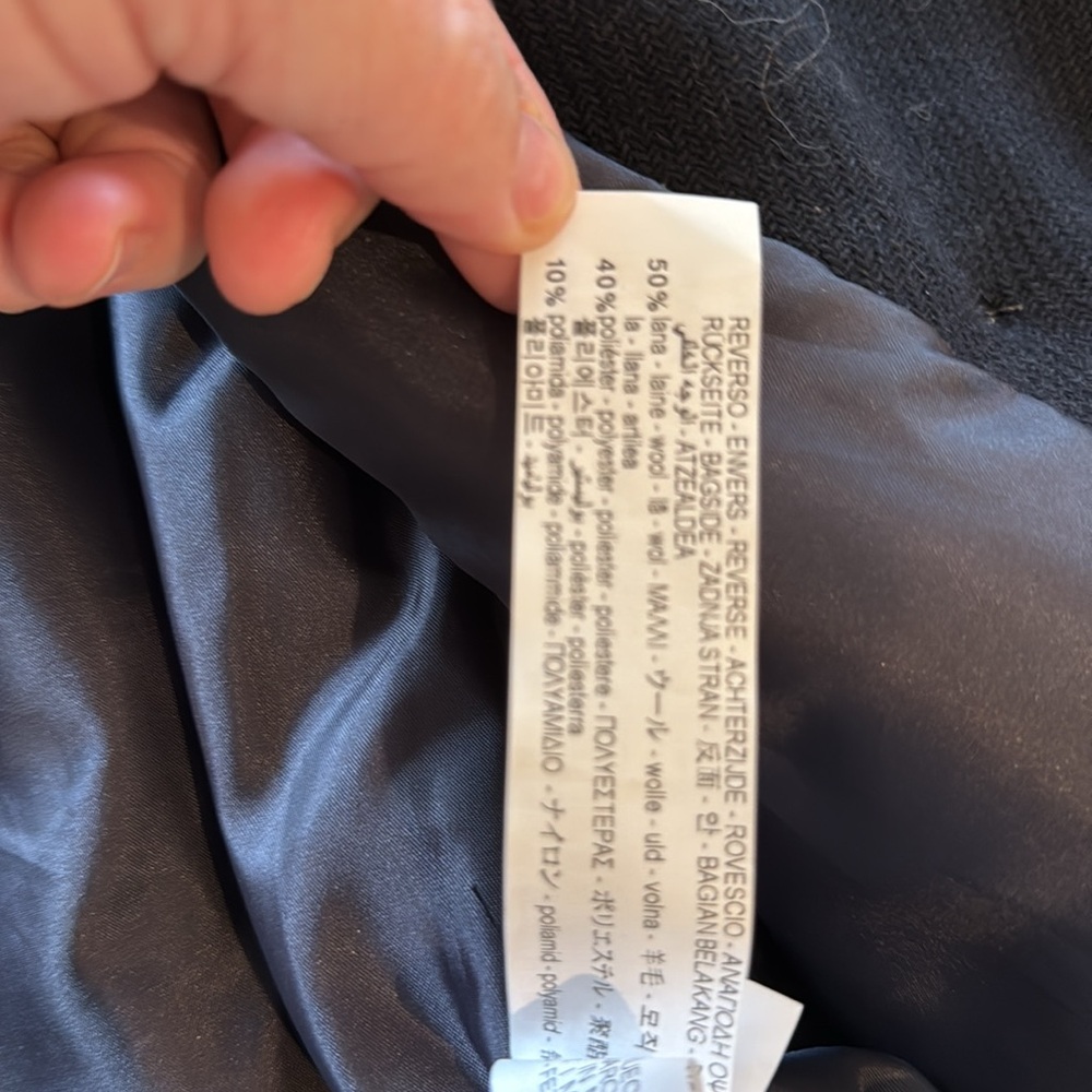 Boys Girls zara peacoat. Size 11-12 - Picture 3 of 3